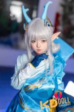 148cm/4ft10 C-cup Silicone Head Sex Doll – Ailin：圖片 4
