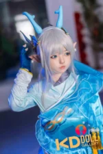 148cm/4ft10 C-cup Silicone Head Sex Doll – Ailin：圖片 7