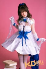 148cm/4ft10 C-cup Silicone Head Sex Doll – Clemens：圖片 4