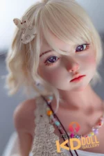 148cm/4ft10 C-cup Silicone Head Sex Doll – Duoduo：圖片 4