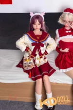 148cm/4ft10 C-cup Silicone Head Sex Doll – Erin