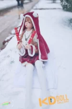148cm/4ft10 C-cup Silicone Head Sex Doll – Erin：圖片 4