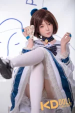 148cm/4ft10 C-cup Silicone Head Sex Doll – Gu Xiaoyu：圖片 3