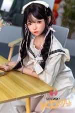148cm/4ft10 C-cup Silicone Head Sex Doll – Luo Xiaoyi：圖片 5