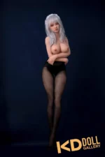 148cm/4ft10 C-cup Silicone Head Sex Doll – Maid：圖片 4