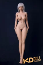 148cm/4ft10 C-cup Silicone Head Sex Doll – Maid：圖片 5