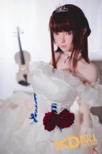 148cm/4ft10 C-cup Silicone Head Sex Doll – Mary：圖片 2