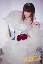 148cm/4ft10 C-cup Silicone Head Sex Doll – Mary：圖片 3