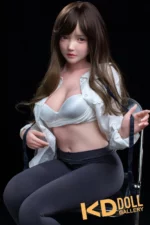 148cm/4ft10 C-cup Silicone Head Sex Doll – Clemens：圖片 3
