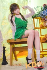 148cm/4ft10 D-cup Silicone Head Sex Doll – Miye：圖片 2