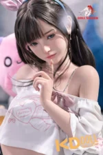 148cm/4ft10 D-cup Silicone Head Sex Doll – Miye：圖片 2