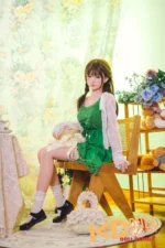 148cm/4ft10 D-cup Silicone Head Sex Doll – Miye：圖片 4