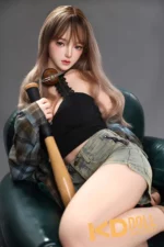 150cm/4ft11 B-cup Silicone Sex Doll – Liu Li：圖片 2