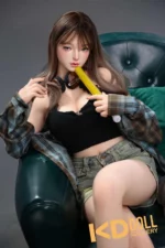 150cm/4ft11 B-cup Silicone Sex Doll – Liu Li：圖片 6
