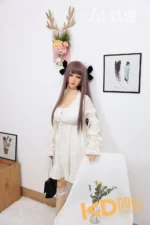 150cm/4ft11 D-cup Silicone Head Sex Doll – Shirley：圖片 3