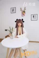 150cm/4ft11 D-cup Silicone Head Sex Doll – Shirley：圖片 4