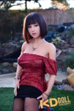150cm/4ft11 D-cup Silicone Head Sex Doll – Lily：圖片 3