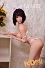 150cm/4ft11 D-cup Silicone Head Sex Doll – Lily：圖片 5