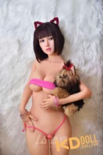 150cm/4ft11 D-cup Silicone Head Sex Doll – Lily：圖片 6
