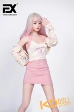 155cm/5ft1 A-cup Silicone Sex Doll – Ruby：圖片 5