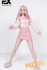 155cm/5ft1 A-cup Silicone Sex Doll – Ruby：圖片 6