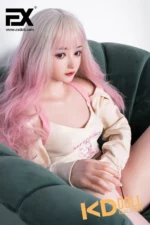 155cm/5ft1 A-cup Silicone Sex Doll – Ruby：圖片 7