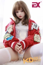 155cm/5ft1 A-cup Silicone Sex Doll – Ruby：圖片 5