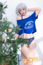 155cm/5ft1 B-cup Silicone Head Sex Doll – Pearl