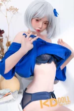 155cm/5ft1 B-cup Silicone Head Sex Doll – Pearl：圖片 3