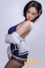 155cm/5ft1 F-cup Silicone Head Sex Doll – Aki：圖片 2