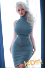 157cm/5ft2 F-cup Silicone Sex Doll – Vanilla：圖片 3