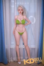 157cm/5ft2 F-cup Silicone Sex Doll – Vanilla：圖片 5