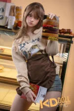 158cm/5ft2 F-cup Silicone Head S-TPE Body Sex Doll – Liuli：圖片 4