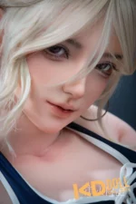 159cm/5ft3 D-cup Silicone Head S-TPE Body Sex Doll – Linglong：圖片 4