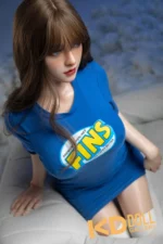 160cm/5ft3 A-cup Silicone Sex Doll – FeiFei：圖片 2