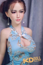 161cm/5ft3 E-cup Silicone Head Sex Doll – Xiao Nuo：圖片 4