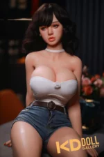 161cm/5ft3 G-cup Silicone Sex Doll – Saori：圖片 2