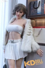 163cm/5ft4 E-cup Hyper Realistic Silicone Sex Doll – Mona：圖片 3