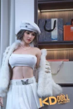163cm/5ft4 E-cup Hyper Realistic Silicone Sex Doll – Mona：圖片 7