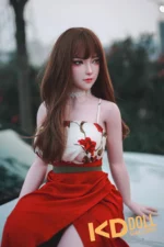 163cm/5ft4 F-cup Silicone Sex Doll – Peach：圖片 3