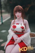 163cm/5ft4 F-cup Silicone Sex Doll – Peach：圖片 4
