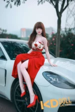 163cm/5ft4 F-cup Silicone Sex Doll – Peach：圖片 5