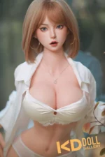 163cm/5ft4 F-cup Silicone Sex Doll – Qing Niao：圖片 5