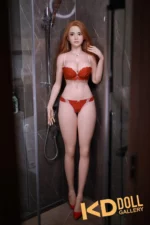 163cm/5ft4 F-cup Silicone Sex Doll – Kitty Tobias：圖片 3