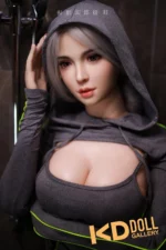 163cm/5ft4 F-cup Silicone Sex Doll – Sigrid Christ：圖片 2