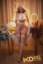 163cm/5ft4 K-cup Silicone Head Sex Doll – Arnosha：圖片 3