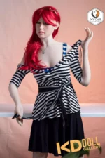 168cm/5ft6 C-cup Silicone Head Sex Doll – Collet：圖片 3