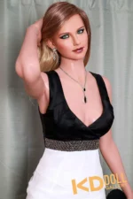 168cm/5ft6 C-cup Silicone Sex Doll – Evelyn：圖片 3