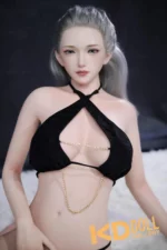 168cm/5ft6 D-cup Silicone Head Sex Doll – Bai Ji：圖片 2