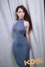 168cm/5ft6 D-cup Silicone Head Sex Doll – Zhilin：圖片 6